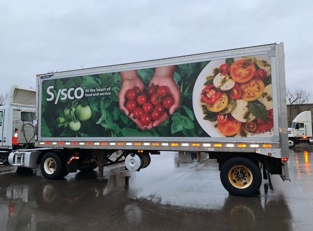 SYSCO BOX TRUCK GRAPHICS by Complete Graphic Solutions